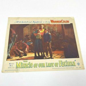 Set of 4‎ The Miracle of Our Lady of Fatima 1952 Lobby Cards Movie Posters VTG